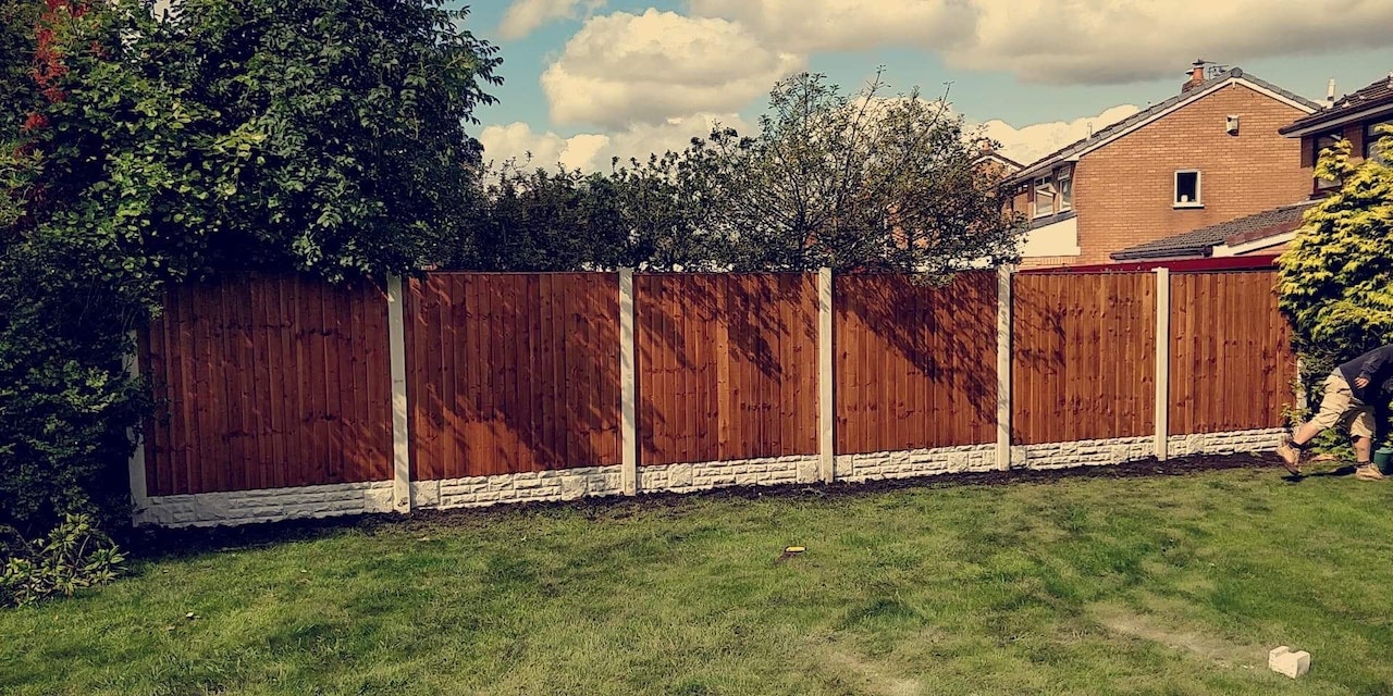 Fencing panels in Billinge